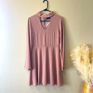 Dee Elle Dusty Rose Dress